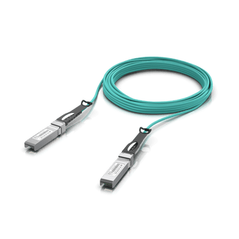 SFP network accessories that deliver a range of throughput speeds (1/10/25/100G) across a variety of distances (0.5-10 km). - UACC-AOC-SFP10-5M