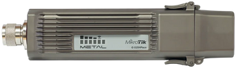 Ponto de acesso exterior ultra-robusto da MikroTik. O Metal 52 ac tem uma caixa de metal, rádio de alta potência, dual-band selecionável e RouterOS L4. - RBMETALG-52SHPACN