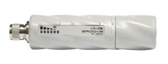 Ponto de acesso para exterior, compacto e completo. O MikroTik GrooveA 52 ac inclui antena omni dual-band e toda a potência do RouterOS L4. - RBGROOVEGA-52HPACN