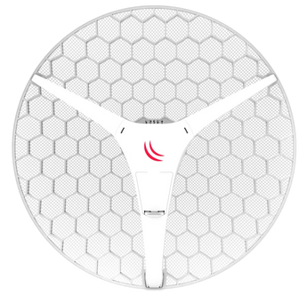 Dual chain Long Range 27dBi 5GHz CPE/Point-to-Point Integrated Antenna with AC support and Gigabit Ethernet - RBLHGG-5ACD-XL4PACK