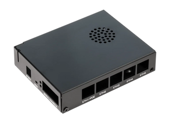 Caixa indoor (CA150) em alumínio preto da Mikrotik. O encaixe perfeito para as RouterBOARDs RB450, RB450G e RB850Gx2. Inclui kit de instalação. - CA150 - Image 3