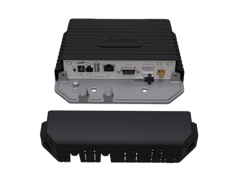 Router 4G Mikrotik LtAP LTE6 Kit (RBLtAP). O hub móvel 4G Cat 6 (300Mbps) c/ GPS. 3x SIM, 2x miniPCIe (expansível), 1x GbE, Wi-Fi. Alim. Automotive/PoE. IP54. - RBLTAP-2HND-R11E-LTE6
