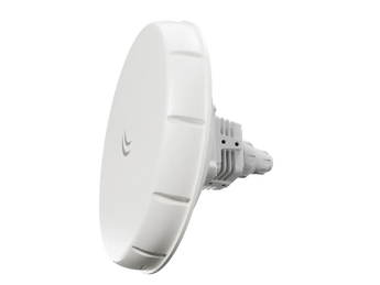 Kit Ponto-a-Ponto (PtP) pré-configurado da MikroTik. O Wireless Wire nRAY oferece uma ligação de 60 GHz com velocidade de fibra (2Gbps agregado) para mais de 1500m. - NRAYG-60ADPAIR