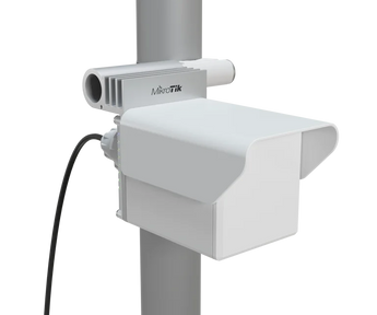 Kit Ponto-a-Ponto pré-configurado da MikroTik. O Wireless Wire Cube Pro oferece velocidade de fibra a 60GHz com um link de backup automático de 5GHz. - CUBEG-5AC60AYPAIR