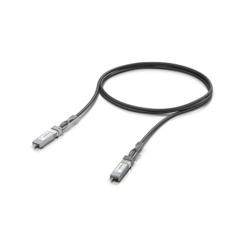 Cabo DAC SFP28 passivo Ubiquiti UACC-DAC-SFP28-3M, 3 metros. Ligações 25Gbps/10Gbps entre equipamentos UniFi com portas SFP28/SFP+. - UACC-DAC-SFP28-3M