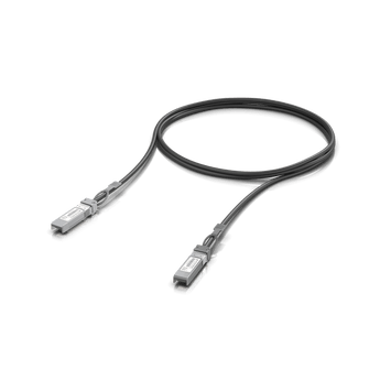 Cabo DAC SFP28 Ubiquiti (UACC-DAC-SFP28-1M). 1 metro, 25 Gbps. Cabo de cobre passivo para ligações 25G/10G/1G. Ideal para bastidores. - UACC-DAC-SFP28-1M