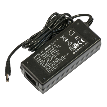 Fonte de alimentação oficial Mikrotik (48POW) de 70W. Saída 48V / 1.46A. Essencial para switches e routers Mikrotik que alimentam dispositivos PoE 802.3af/at. - 48POW