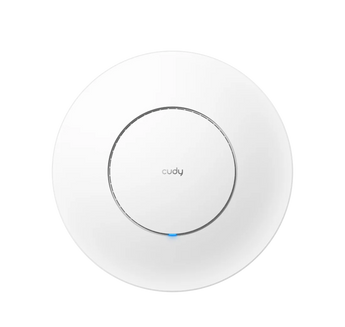 Cudy AP1200. Ponto de acesso Wi-Fi 5 Dual-Band AC1200. Instalação em teto ou parede. Porta Fast Ethernet. Suporta PoE 802.3at/af, PoE Passivo e DC. Design discreto. - AP1200