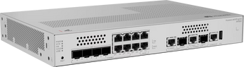 Gateway de segurança Huawei eKitEngine AR580 com portas 10G/2.5G. Integra firewall, IPS e VPN, suportando 500 utilizadores e gestão de 64 APs.