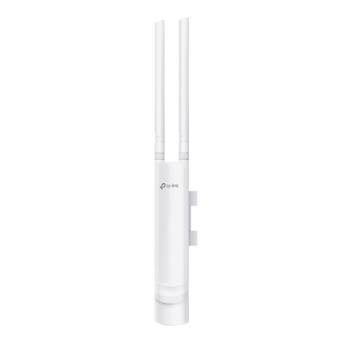 Ponto de acesso exterior TP-Link EAP113-Outdoor. Wi-Fi N300 (2.4GHz) de longo alcance, certificação IP65 à prova de água, suporte PoE e gestão Cloud Omada.