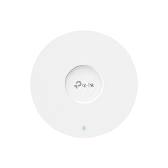 Access point de teto TP-Link EAP620 HD: WiFi 6 até 1775 Mbps, mais de 1020 clientes concorrentes, design ultra-fino e gestão Omada. Ideal para alta densidade interior.