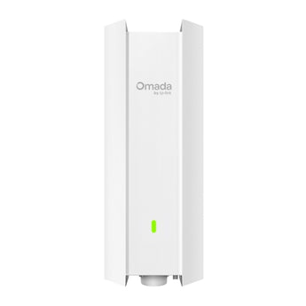 Ponto de acesso exterior TP-Link EAP610-Outdoor com tecnologia Wi-Fi 6 (1.8 Gbps). Cobertura de longo alcance, certificação IP68 à prova de água, Omada Mesh e suporte PoE