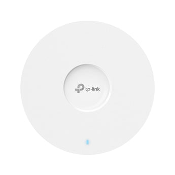 Access point de teto TP-Link EAP660 HD: WiFi 6 até 3550 Mbps, porta uplink 2.5 Gbps, mais de 1000 clientes e gestão Omada. Ideal para redes empresariais de alto débito.