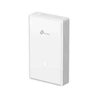 O TP-Link Omada EAP725-WALL é um ponto de acesso WiFi 7 de parede (Wall Plate) com portas 2.5G, PoE Pass-Through e gestão Omada SDN centralizada.