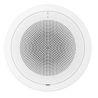 Altifalante SIP Grandstream GSC3506V2 de 30W com câmara acústica HD. Suporta multicast paging, PoE/PoE+/PoE++ e áudio Opus/G.722 para escritórios e hospitais.