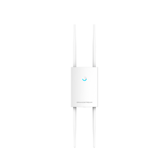 O GWN7630LR é um ponto de acesso de Wi-Fi 802.11ac Wave-2 Wi-Fi de longo alcance para ambientes externos para empresa de médio e grande porte e grandes corporações que precisam de cobertura de longo alcance em espaços internos e externos - GWN7630LR