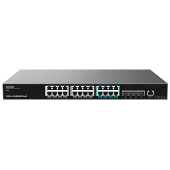 Switch Layer 3, 16 portas de 1 G, 8 portas de 2,5 G e 4 portas SFP+ - GWN7822P