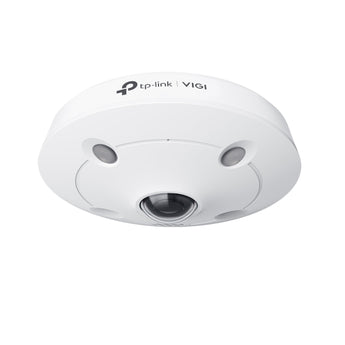 A câmara de rede TP-Link VIGI Insight S655I de 5MP oferece cobertura total de 360°, visão noturna IR, áudio bidirecional, deteção inteligente e proteção antivandalismo IK10.