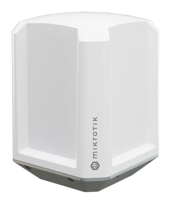 Router 5G MikroTik LAMP 5G R16 (LAMPGM&RG520F-EU). Antenas omnidirecionais, eSIM integrado, até 5.0 Gbps DL, certificação IP67 e Marítima.
