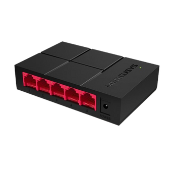Expanda a sua rede com o switch de 5 portas Gigabit Mercusys MS105G. Design compacto, instalação Plug and Play e tecnologia Green Ethernet para poupar energia. - MS105G - Image 2