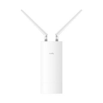 Cudy AP1200 Outdoor. Ponto de acesso Wi-Fi 5 Dual-Band para exterior. Velocidade AC1200. Resistência IP65 e proteção contra surtos 4kV. Inclui injetor PoE 24V. Antenas destacáveis. - AP1200 OUTDOOR