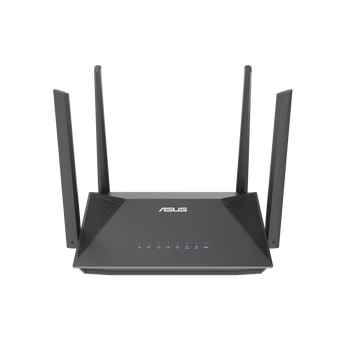 ASUS RT-AX52 Pro: router WiFi 6 AX3000, 2402+574Mbps, dual-core 1.3GHz, 3×LAN Gigabit, AiMesh, VPN WireGuard/OpenVPN/IPSec, Instant Guard, WPA3, Dual WAN.