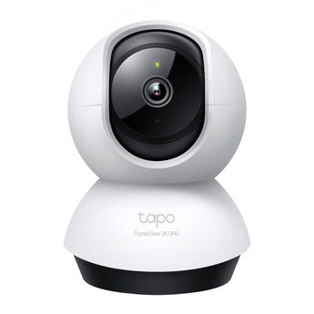Tapo C220: câmara WiFi 2K QHD (2560×1440), Smart AI Tracking, pan 360°, zoom 12x, visão noturna 12m, deteção IA avançada, microSD 512GB, Alexa/Google/SmartThings.
