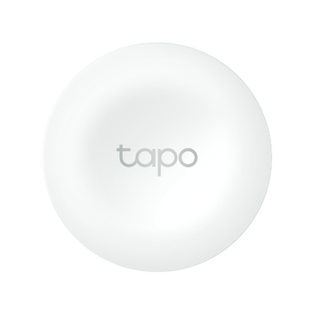 Tapo S200B: botão inteligente sem fios, toque simples/duplo/rotação, alarme de emergência, bateria CR2032 +1 ano, controlo múltiplos dispositivos Tapo. Requer Hub.