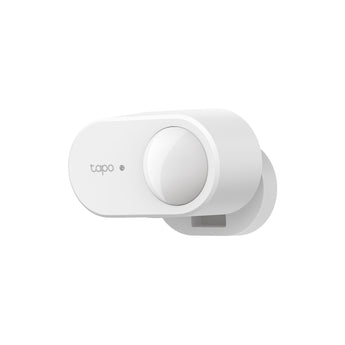 Sensor inteligente 5-em-1 TP-Link Tapo T150 com suporte Matter. Deteta presença, movimento, temperatura, humidade e luz. Bateria para 3 anos e IP55.