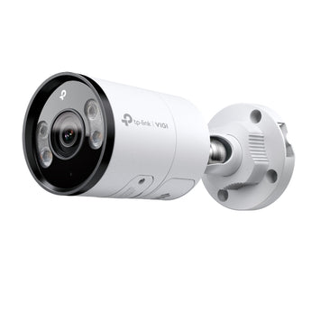 Câmara de vigilância exterior TP-Link VIGI C345 (4mm). Resolução 4MP Super-HD, visão noturna a cores 24h, inteligência artificial (IA), defesa ativa e IP67.