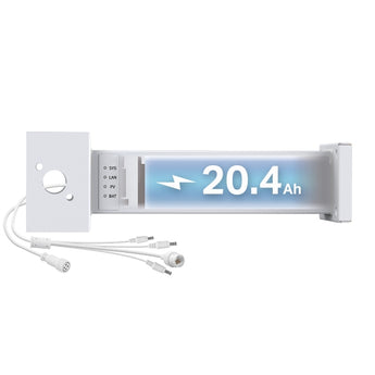 O sistema TP-Link VIGI PS20 oferece alimentação solar off-grid fiável, com bateria de lítio de 20.4Ah, controlador MPPT, aquecimento auxiliar e proteção IP66.