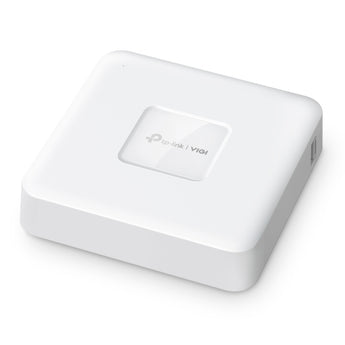 O gravador TP-Link VIGI NVR1104H-4P de 4 canais oferece resolução 4K, 4 portas PoE+ (53W), 1 baía SATA até 10TB e compressão H.265+ para a sua segurança.