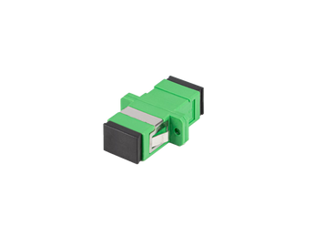 Pack de 25 adaptadores de fibra ótica Monomodo SC/APC Simplex Lanberg (FA-SCAP-SS01-2501-BK). Garante alinhamento preciso com perda de inserção de apenas 0.15 dB.