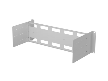 Lanberg AK-1803-S: suporte com trilho DIN TS-35 para bastidores de 19″, com altura de 3U e acabamento cinzento. Organize os seus equipamentos DIN.