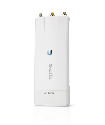 The airFiber AF-4X 4 GHz Carrier Backhaul Radio from Ubiquiti Networks is designed for long-range, Point-to-Point (PtP) backhaul links. - AF-4X