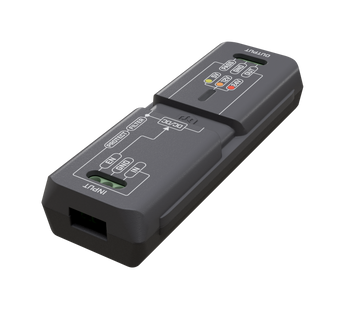 Protetor de surto DC Mikrotik APA-1. Proteção GDT/TVS + Polaridade Ativa. Suporta até 100W. Temperatura de -40°C a 85°C. Certificação E-MARK (Veículos). - APA-1