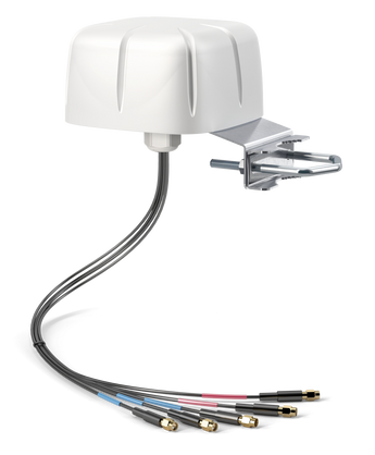 A solução All-in-One para levar o seu router para o exterior. A QuShell ASL24G integra antenas 5G/LTE e Wi-Fi, protegendo o seu equipamento. - ASL24G