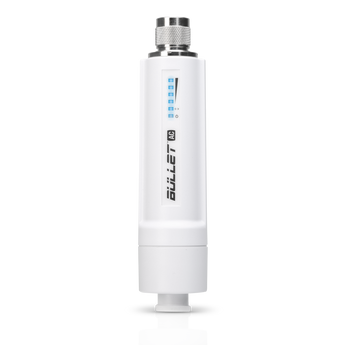 Rádio airMAX ac dual-band (2.4/5GHz) da Ubiquiti. O Bullet AC (B-DB-AC) liga-se diretamente a qualquer antena com conector N para criar um AP ou CPE à medida. - B-DB-AC