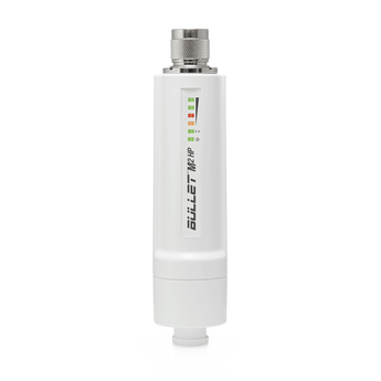 Ponto de acesso exterior 2.4Ghz HighPower, 802.11b/g AP-CPE com tecnologia AirMax - BULLETM2-HP