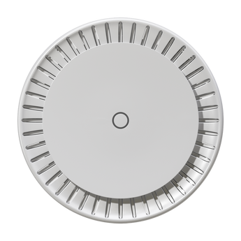O MikroTik cAP ax é o Access Point de teto Wi-Fi 6 ideal para escritórios e locais de alta densidade. Oferece CPU Quad-Core, PoE-out e gestão CAPsMAN. - CAPGI-5HAXD2HAXD