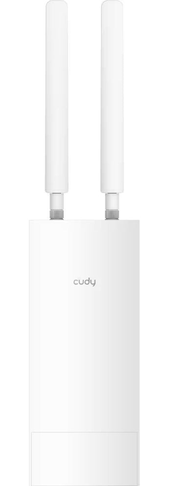 Cudy LT400 Outdoor. Router 4G LTE para Exterior. Wi-Fi N300 (2.4GHz). Slot Nano SIM. Alimentação PoE Passivo 24V. Resistência IP65. Antenas 4G Destacáveis. - LT400 OUTDOOR_EU