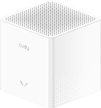 Cudy M1300S 1-Pack: Mesh Wi-Fi 5 dual band 867+300 Mbps, 2 portas Gigabit, MU-MIMO, Beamforming, VPN integrado, Fast Roaming, app Cudy. Ideal para casas grandes.