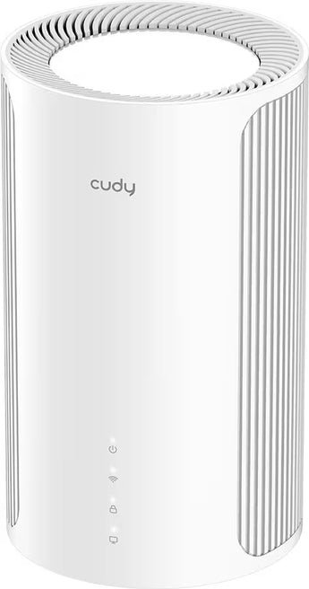 Cudy WR21000: router Wi-Fi 7 tri-band 20.8 Gbps, MLO, porta 10G SFP+, 4×2.5G, CPU Quad-Core 1.5 GHz, 1 GB DDR4, Cudy Mesh, VPN, 100 dispositivos.