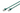 Cabo de rede Cat6A "slim" de 0.5m (verde) da Digitus. Com blindagem F/FTP e design fino e flexível, é ideal para data centers e espaços confinados. - DK-1632-A-005S-G
