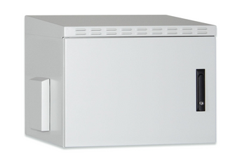 Armário rack de parede para exterior da Digitus com proteção IP55. Com 16U, 600x600mm, 100kg de capacidade e fecho de 3 pontos para a máxima segurança. - DN-1916U-6/6-I-OD