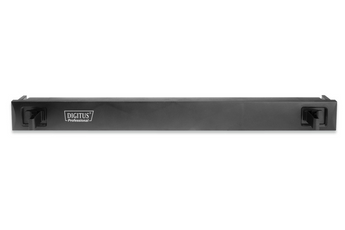 Painel Cego 1U para preenchimento de espaços vazios em Racks 19". Função snap-in para montagem fácil e rápida sem parafusos. Material ABS preto (RAL 9005). - DN-97651