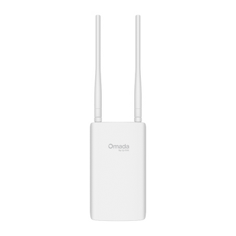 TP-Link Omada EAP603-Outdoor. Access Point WiFi 6 AX1800. Cobertura de Longo Alcance (até 300m). Antenas Externas. Proteção IP66 (Parede)/IP65 (Poste). Mesh e Roaming. PoE (Adaptador incluído). - EAP603-OUTDOOR