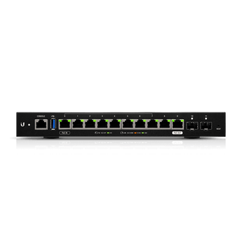 10-Port Gigabit Router with PoE Passthrough and 2 SFP Ports - ER-12