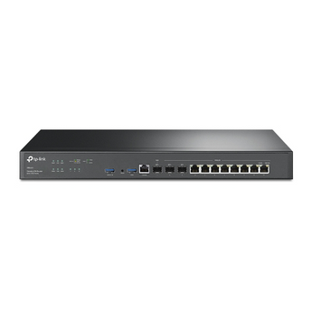 TP-Link Omada ER8411. Gateway de Segurança Enterprise. 2x Portas 10G SFP+. Fontes de Alimentação Duplas Redundantes. Até 10 Portas WAN. VPN de Alta Capacidade. Gestão Omada SDN. - ER8411