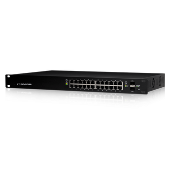 Switch PoE 24 ports Gigabit Ethernet and 2 SFP ports 500W - ES-24-500W